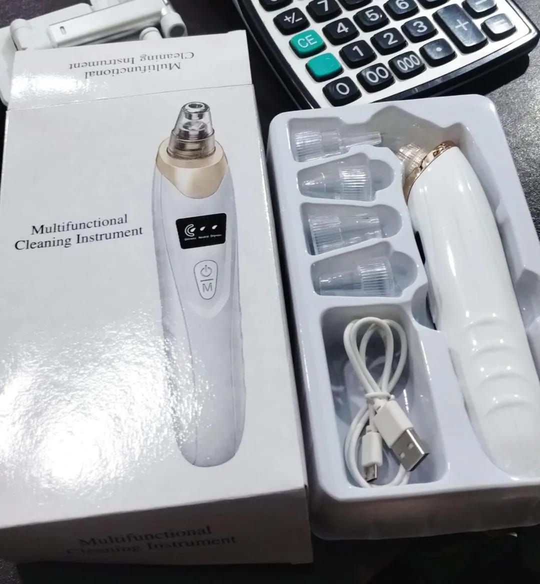 Rechargeable Blackhead Remover Vacuum  Deep Pore Cleaner for Clear Skin